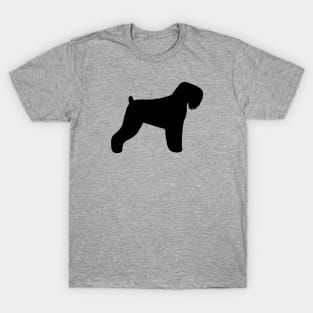 Black Russian Terrier Silhouette T-Shirt